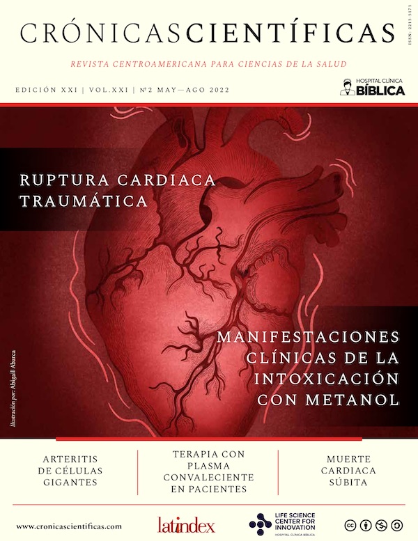 Edición XXI Mayo - Agosto 2022 - Revista Crónicas Científicas